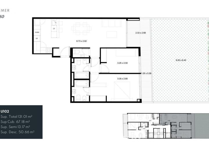 Departamento · 74m² · 3 Ambientes
