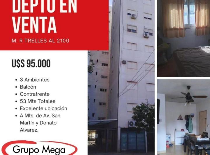 Departamento · 51m² · 3 Ambientes