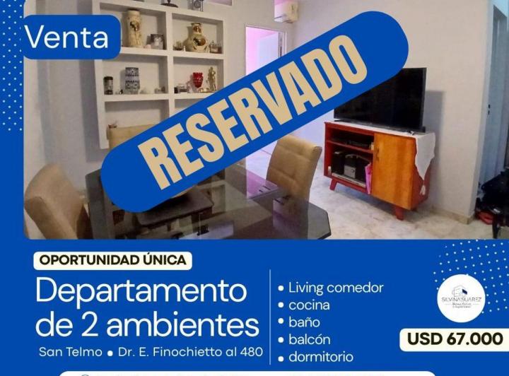 Departamento · 46m² · 2 Ambientes