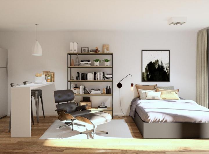 Departamento · 23m² · 1 Ambiente · 1 Cochera