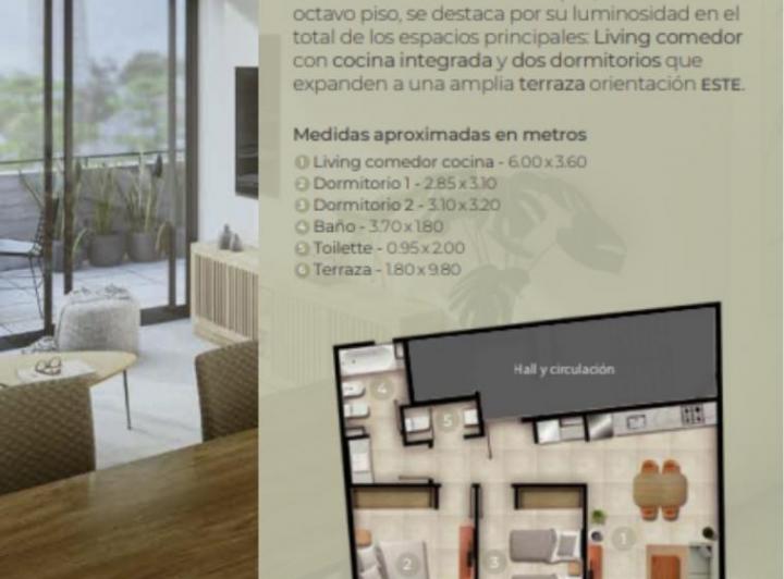 Departamento · 67m² · 3 Ambientes