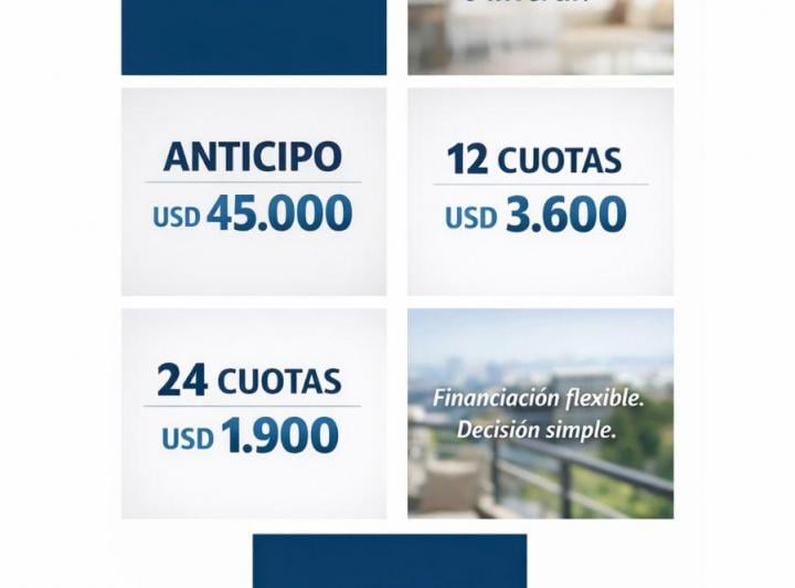 Departamento · 45m² · 2 Ambientes