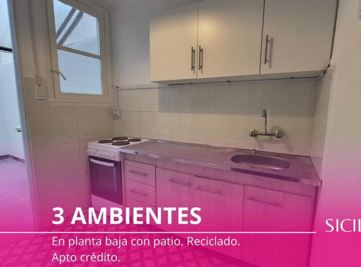 Departamento · 51m² · 3 Ambientes