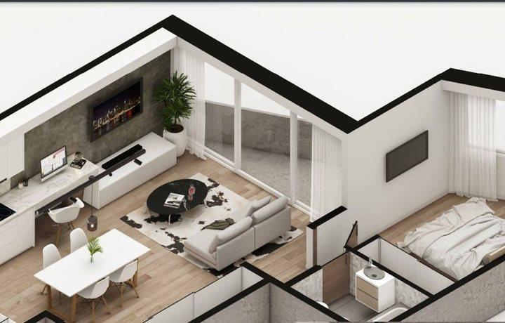 Departamento · 60m² · 2 Ambientes · 1 Cochera