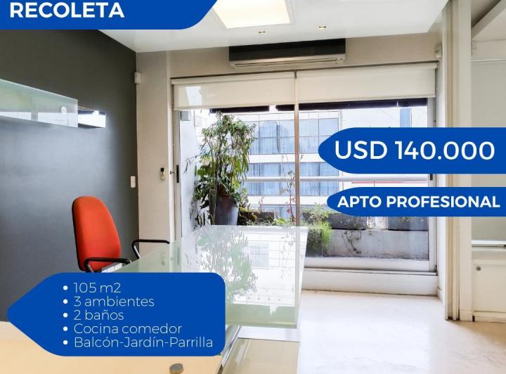 Departamento · 105m² · 3 Ambientes