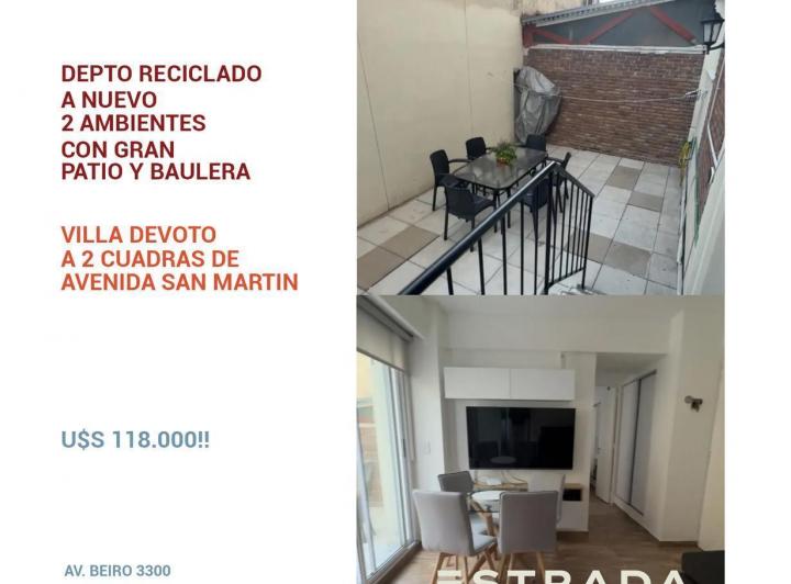 Departamento · 66m² · 2 Ambientes