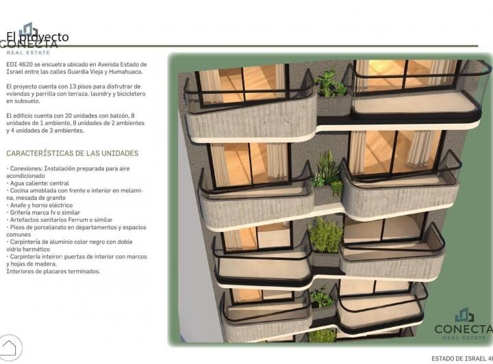 Departamento · 49m² · 2 Ambientes