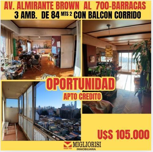 Departamento · 83m² · 2 Ambientes