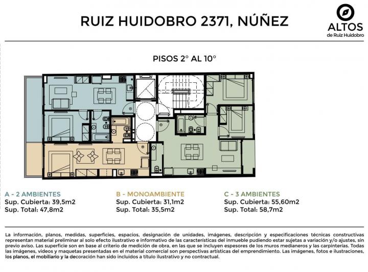 Departamento · 39m² · 2 Ambientes