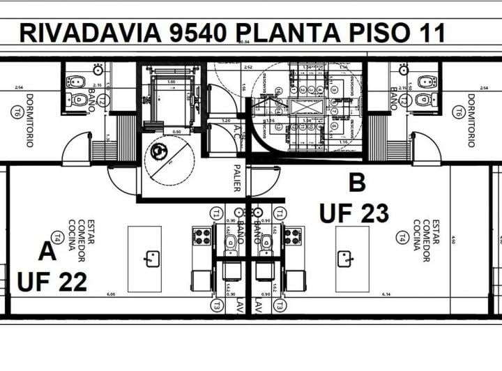 Departamento · 44m² · 2 Ambientes