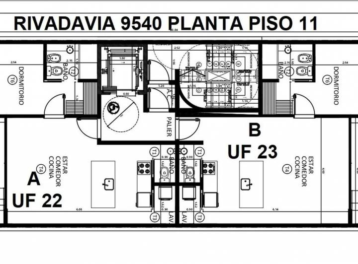 Departamento · 44m² · 2 Ambientes