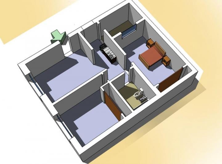 Departamento · 85m² · 2 Ambientes