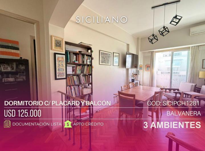 Departamento · 85m² · 3 Ambientes