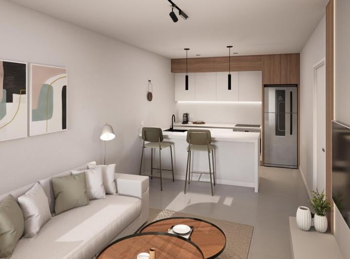 Departamento · 48m² · 2 Ambientes · 1 Cochera