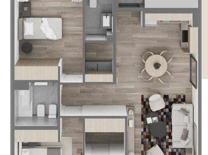 Departamento · 85m² · 3 Ambientes