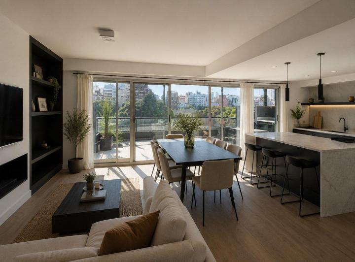 Departamento · 83m² · 2 Ambientes · 1 Cochera