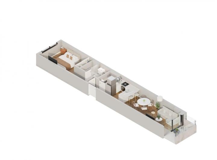 Departamento · 44m² · 2 Ambientes