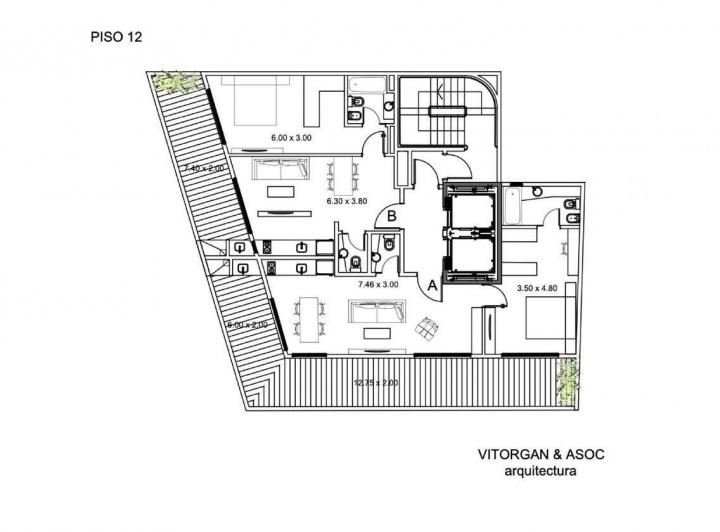 Departamento · 45m² · 2 Ambientes
