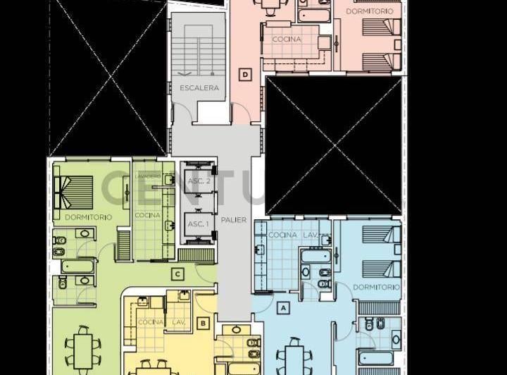Departamento · 70m² · 2 Ambientes · 1 Cochera