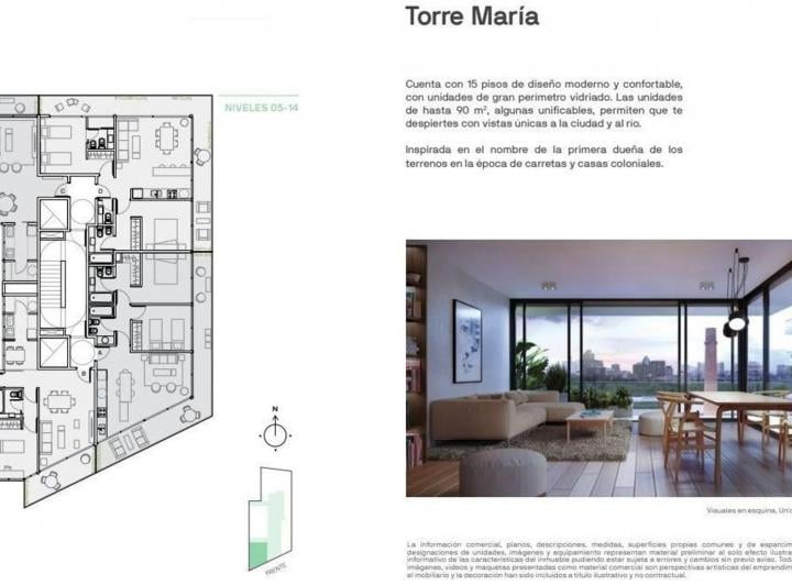 Departamento · 76m² · 2 Ambientes
