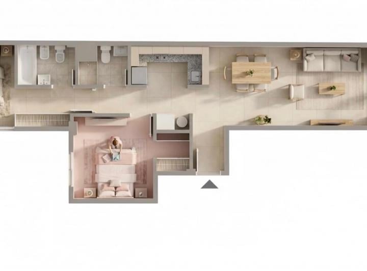 Departamento · 62m² · 3 Ambientes