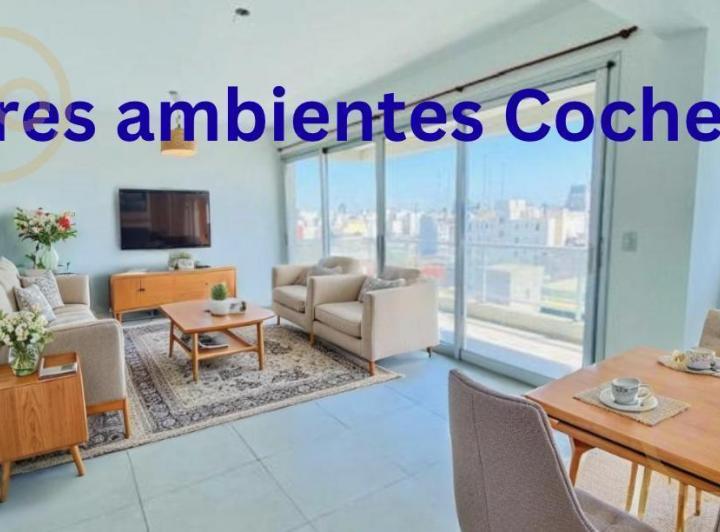 Departamento · 64m² · 3 Ambientes · 1 Cochera