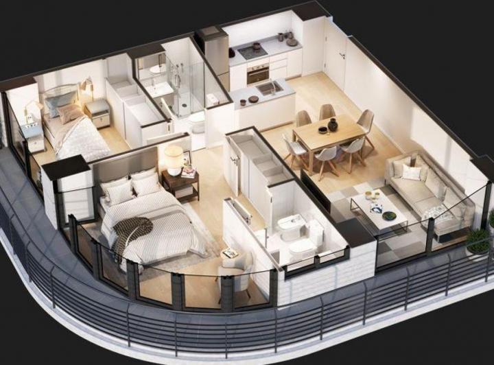 Departamento · 58m² · 3 Ambientes