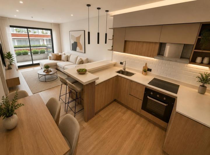 Departamento · 62m² · 2 Ambientes