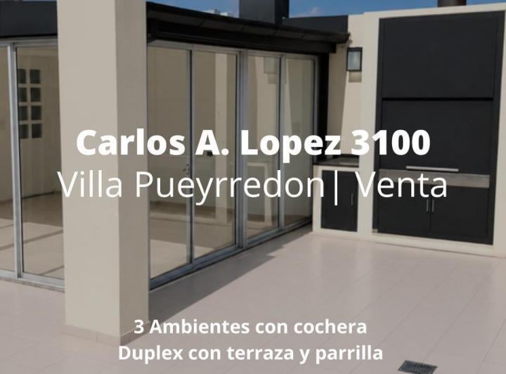 Departamento · 61m² · 3 Ambientes · 1 Cochera