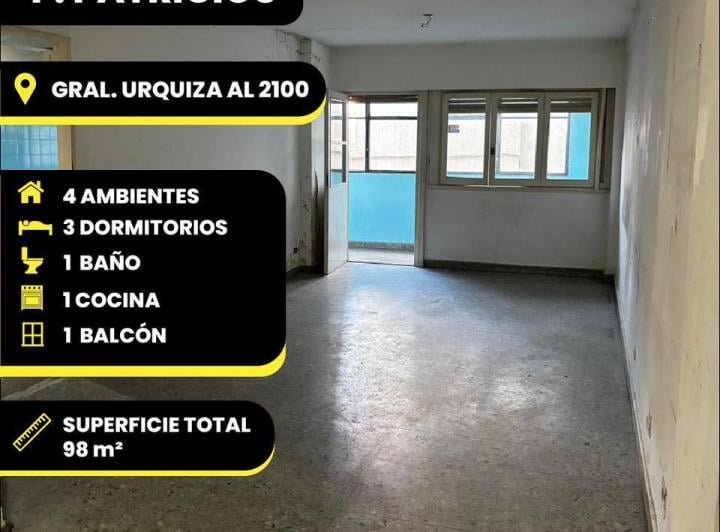 Departamento · 88m² · 4 Ambientes