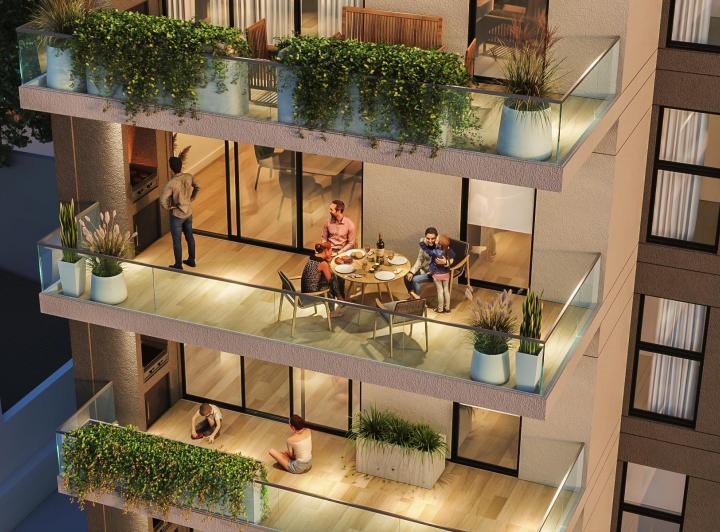 Departamento · 130m² · 4 Ambientes · 1 Cochera