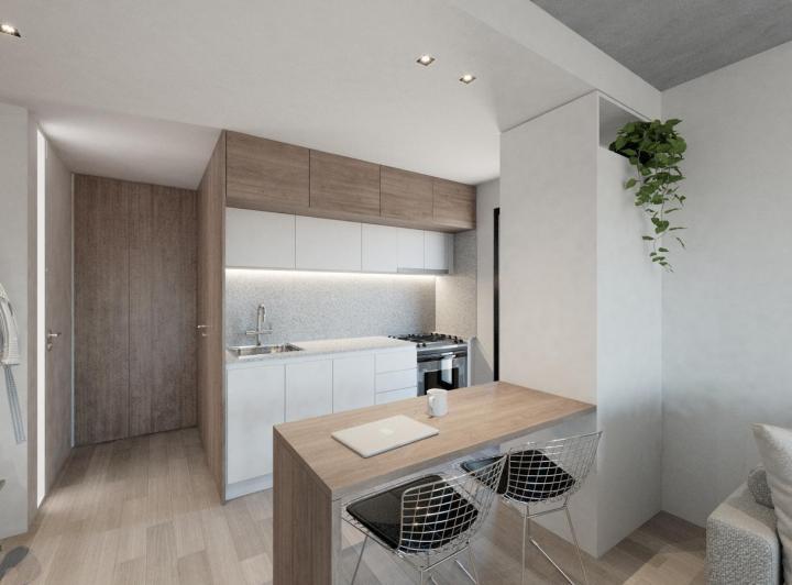 Departamento · 28m² · 1 Ambiente · 7 Cocheras