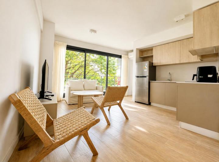 Departamento · 40m² · 2 Ambientes · 1 Cochera