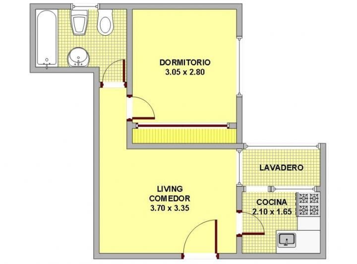 Departamento · 36m² · 2 Ambientes