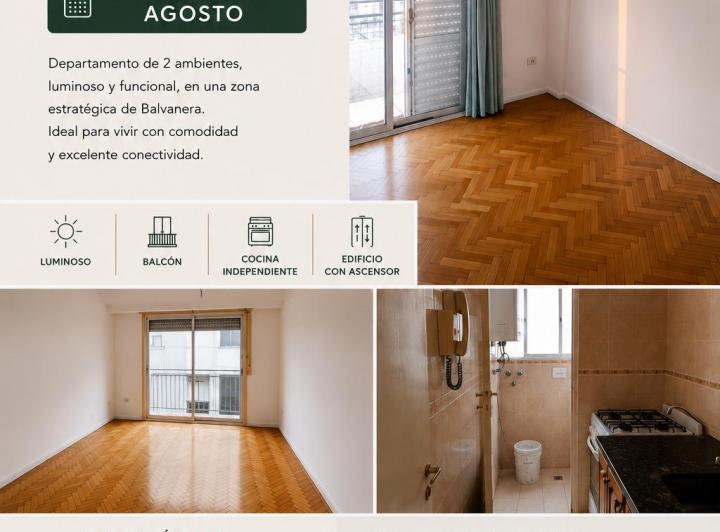 Departamento · 35m² · 2 Ambientes