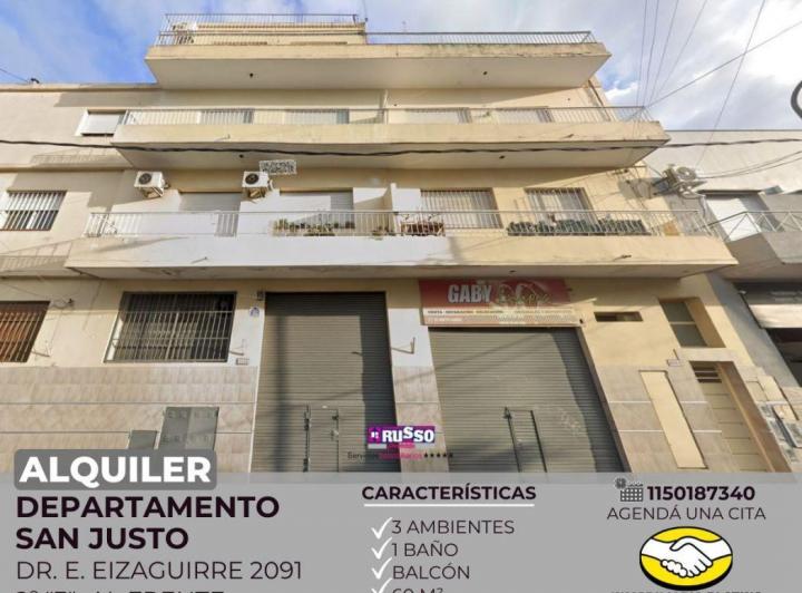 Departamento · 60m² · 3 Ambientes