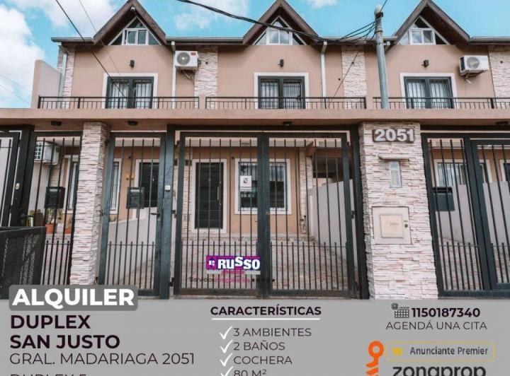 Departamento · 80m² · 3 Ambientes · 1 Cochera