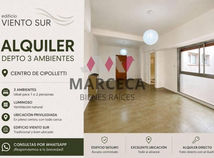 Departamento · 73m² · 3 Ambientes