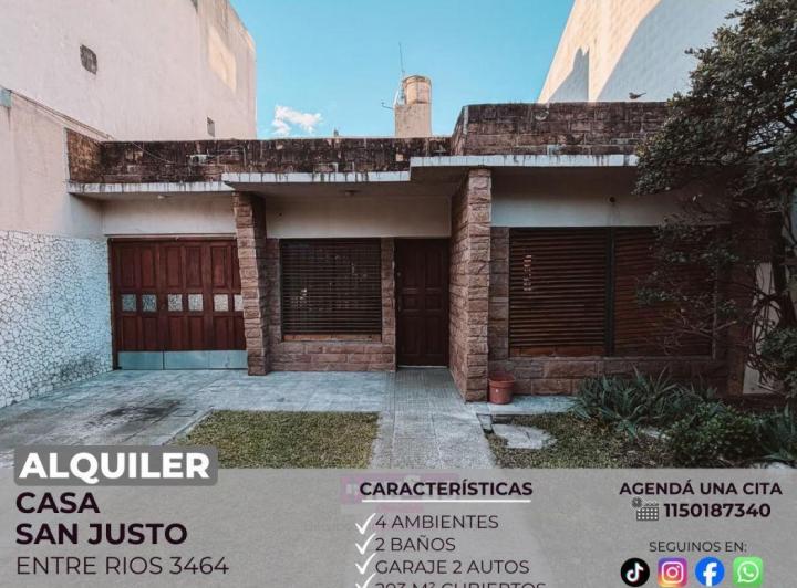 Casa · 203m² · 4 Ambientes · 2 Cocheras