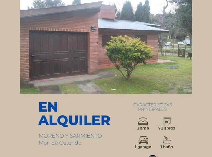 Casa · 70m² · 3 Ambientes · 1 Cochera