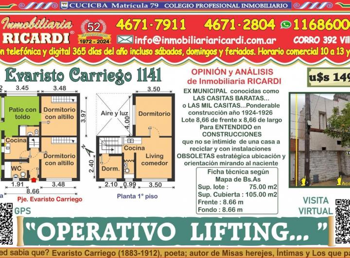 Casa · 105m² · 4 Ambientes
