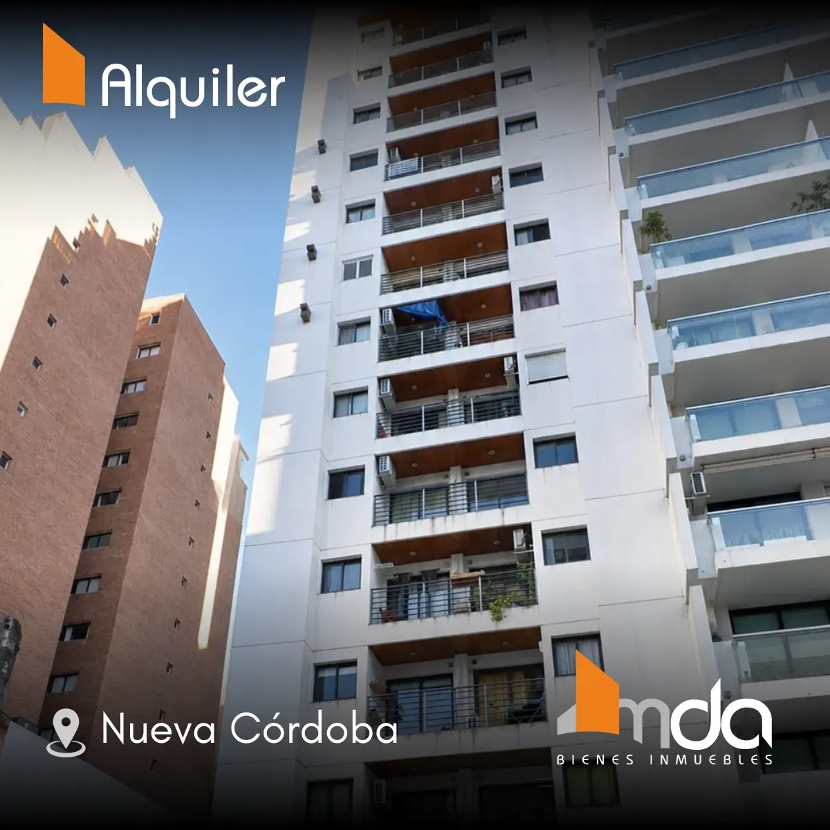 Departamento amoblado de 1 dormitorio en alquiler con balcón - Nueva Córdoba