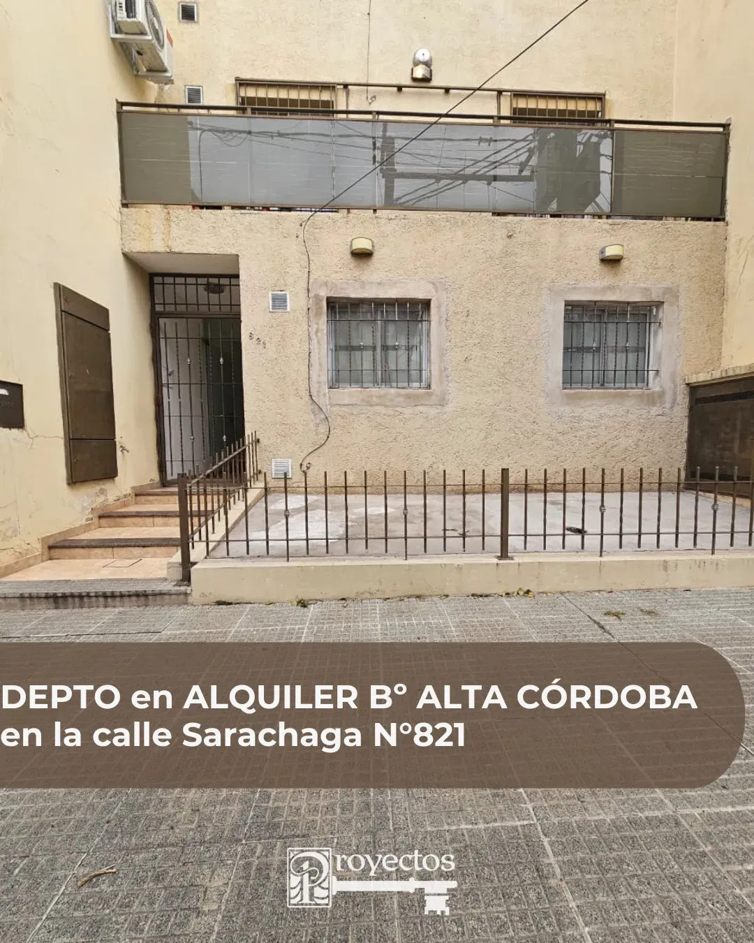 DEPTO en ALQUILER BºALTA CÓRDOBA en la calle Sarachaga Nº821