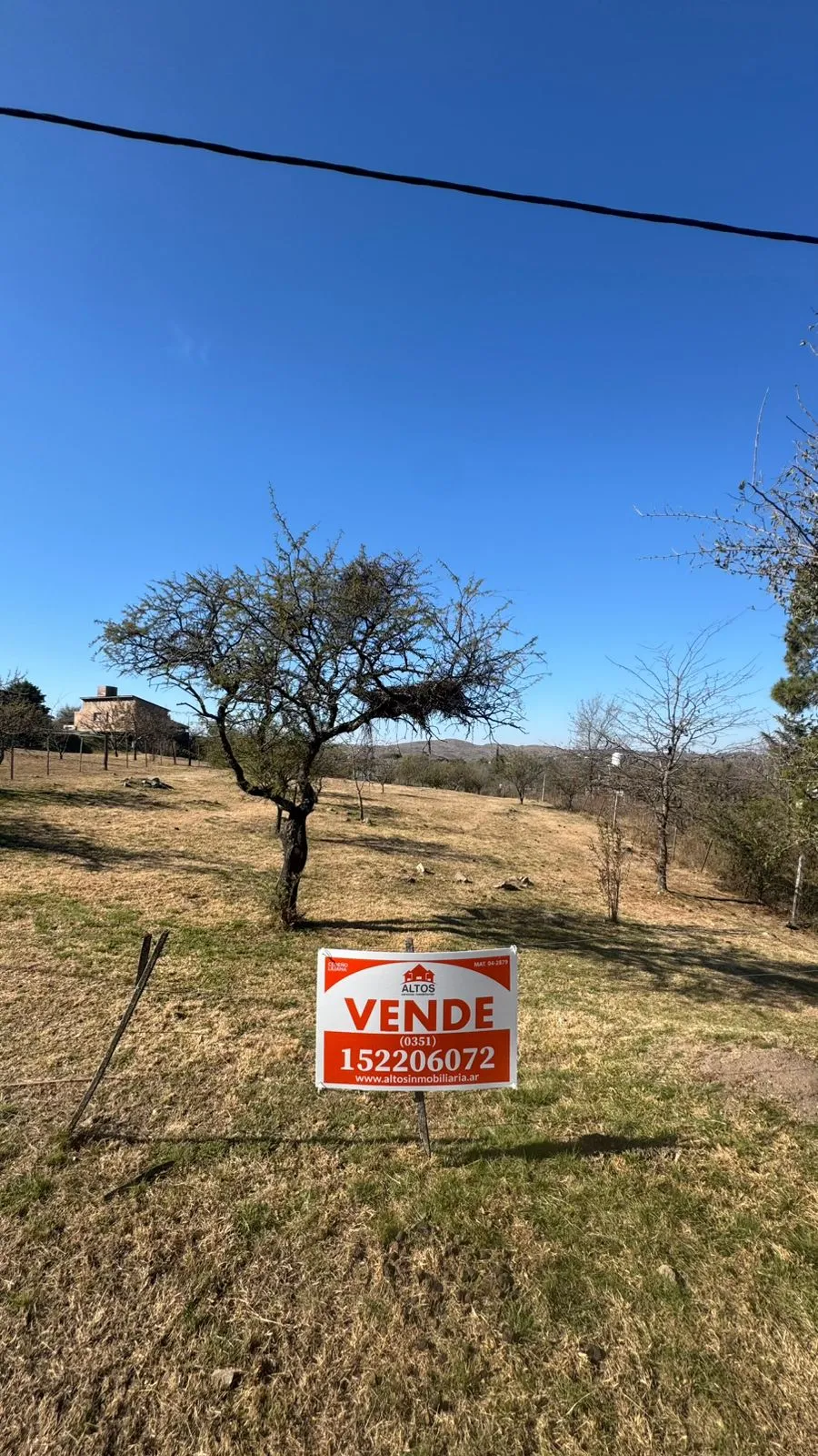 POTRERO DE GARAY-TERRENO 1.200 M2- ESCRITURA Y SERVICIOS-CORDOBA