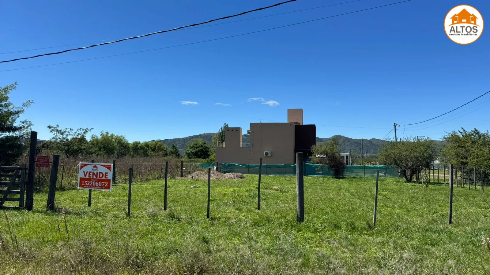 POTRERO DE GARAY-CORDOBA-ESCRITURA. TERRENO 600 M2 ESQ. AGUA.LUZ