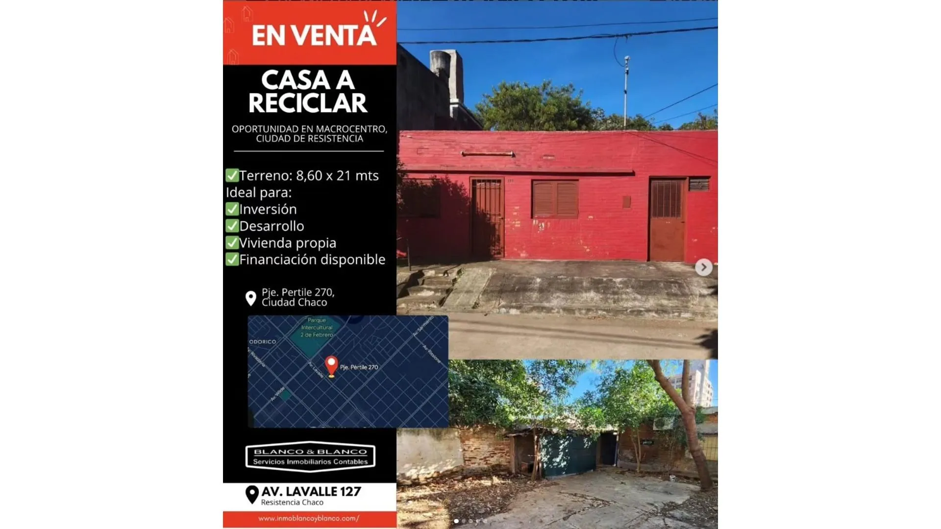 PJE PERTILE 270. CASA A RECICLAR EN MACROCENTRO