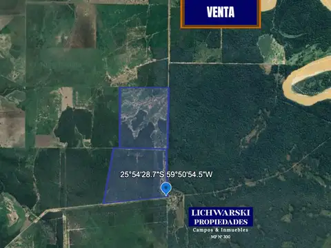 Campo en Venta en Pampa del Indio, Libertador General San Martín
