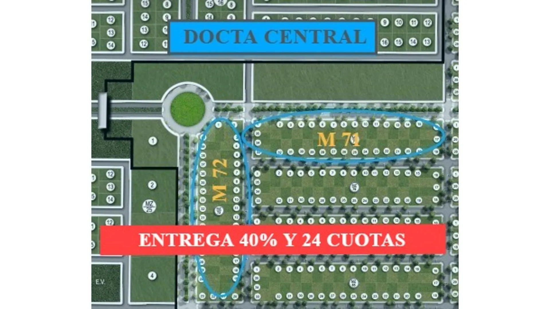 Entrega 40% y financiación propia - DOCTA CENTRAL