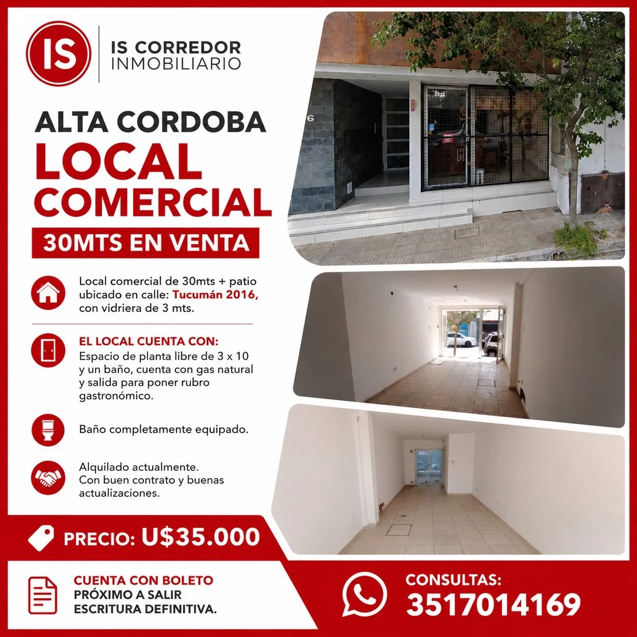Vende - Local comercial Alta Cba