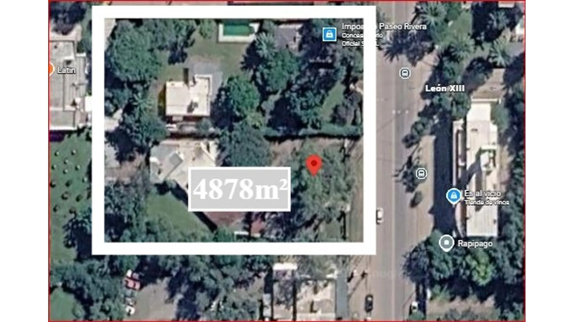 INVERSORES / DESARROLLISTAS Lote de 4878m²